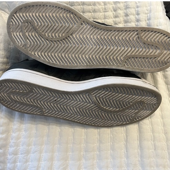 ADIDAS Superstar Monogram Logo Sneakers Dark Green with Black Size 7.5 - Picture 4 of 4